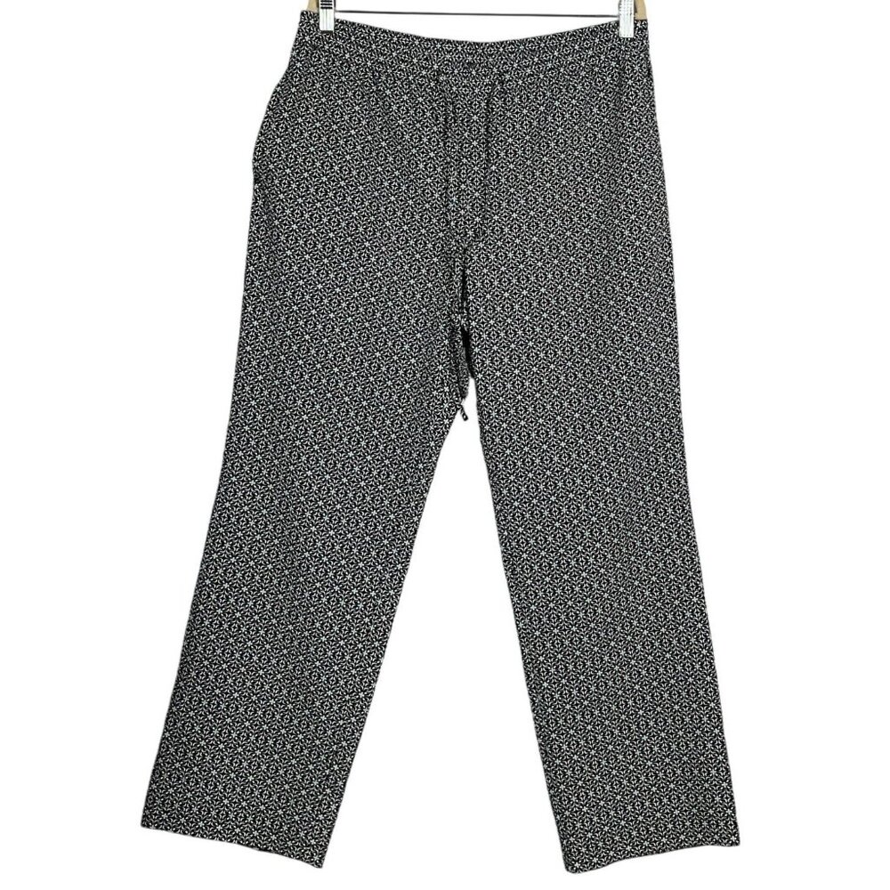 Talbots Outlet Drawstring Elastic Waist Pant, Nav… - image 4